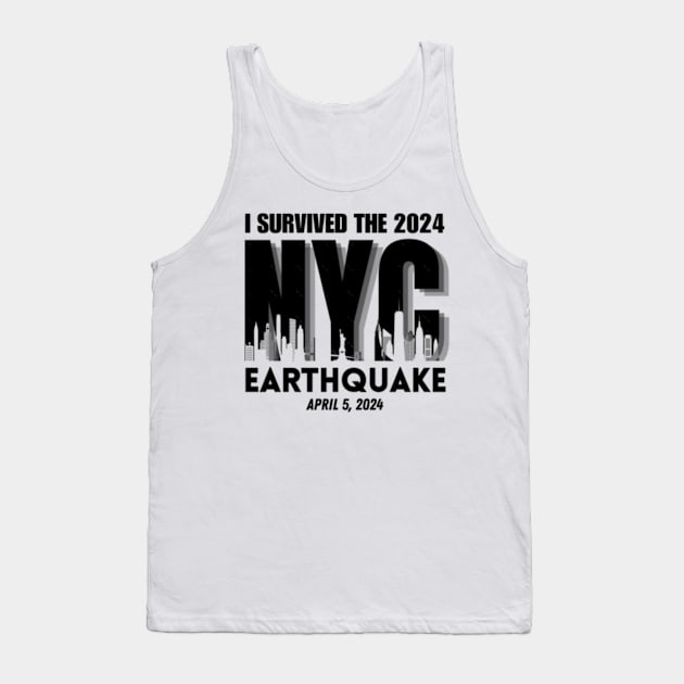 NYC Earthquake April 5th 2024 Tank Top by ZarenBeck